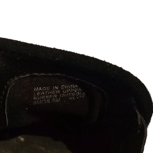 Michael Kors KEATON Slip-ons women's 8.5 Black Suede Leather HL17F Great Cond - Picture 9 of 12